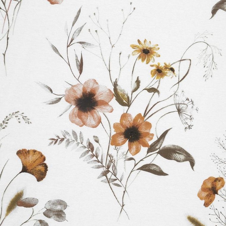 Eurofirany, komplet pościeli bawełnianej, Celine, 140-200 cm, biały