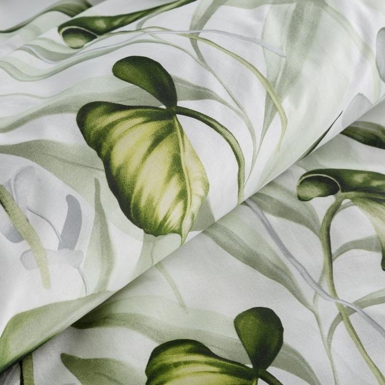 Eurofirany, komplet pościeli bawełnianej, Ellen, 140-200 cm, biały