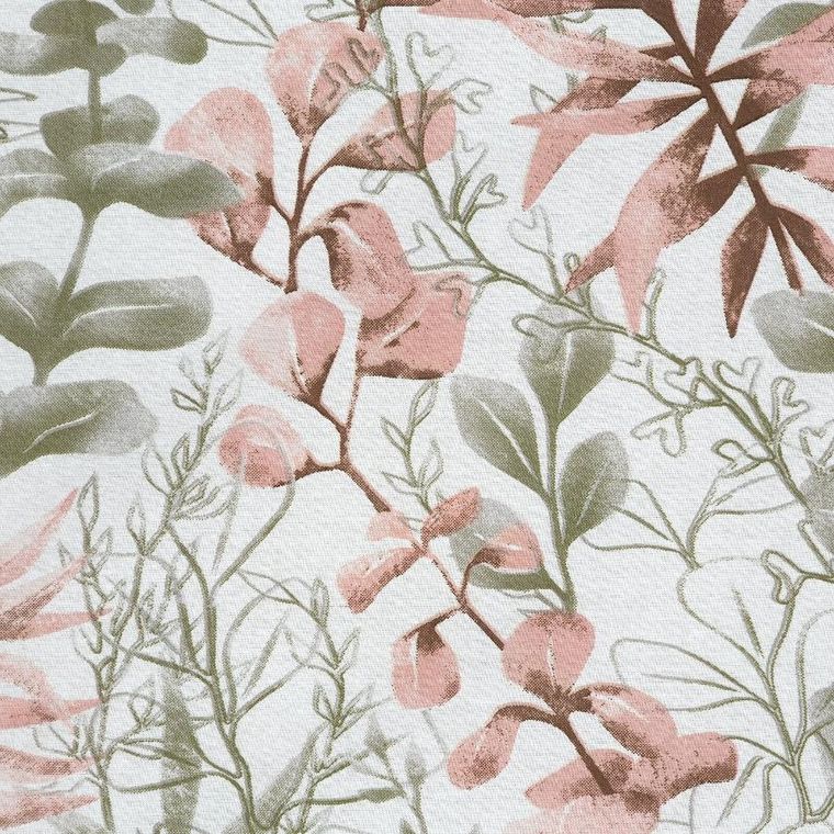 Eurofirany, komplet pościeli bawełnianej, Freesia, 160-200 cm, pudrowy róż