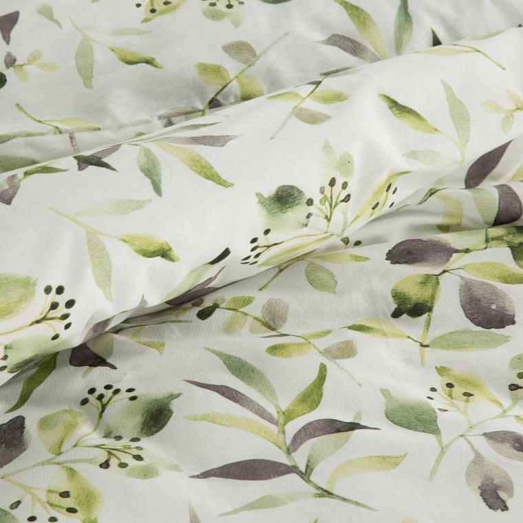 Eurofirany, komplet pościeli bawełnianej, Mili, 160-200 cm, biały