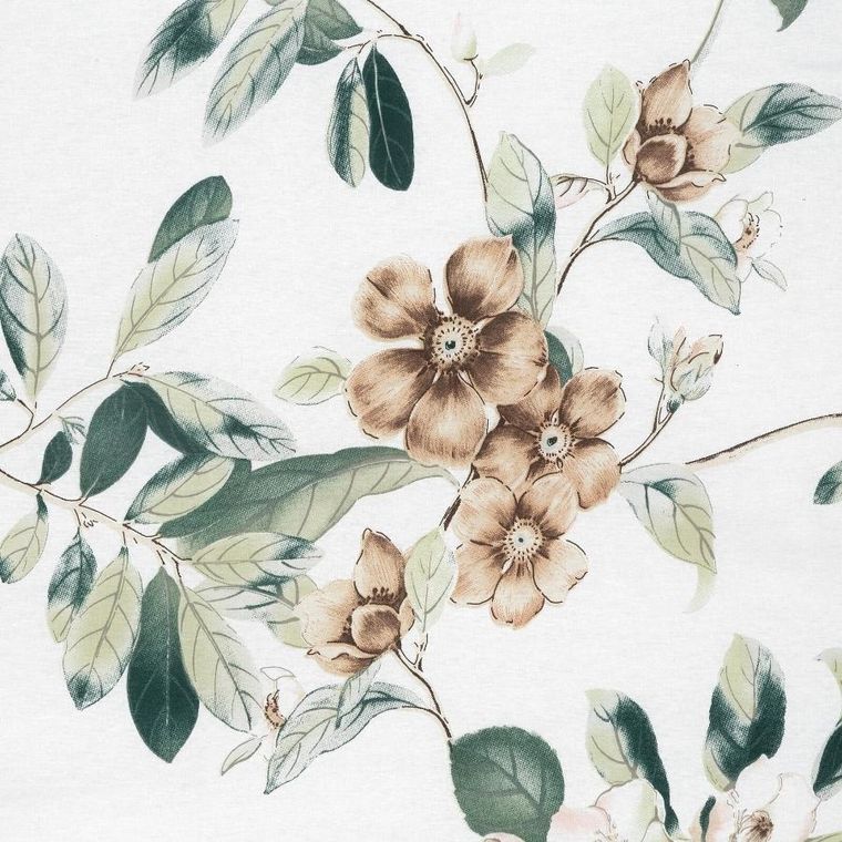 Eurofirany, komplet pościeli bawełnianej, Nikola, 220-200 cm, biały