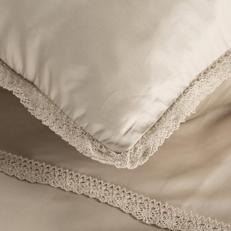 Eurofirany, komplet pościeli retro, 160-200 cm, beżowy