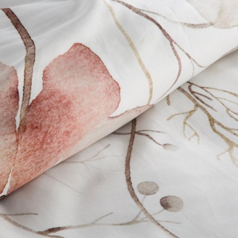 Eurofirany, komplet pościeli satynowej premium, 140-200 cm, biały