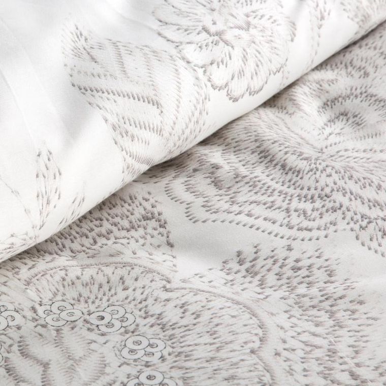 Eurofirany, komplet pościeli satynowej, premium27, 220-200 cm, biały