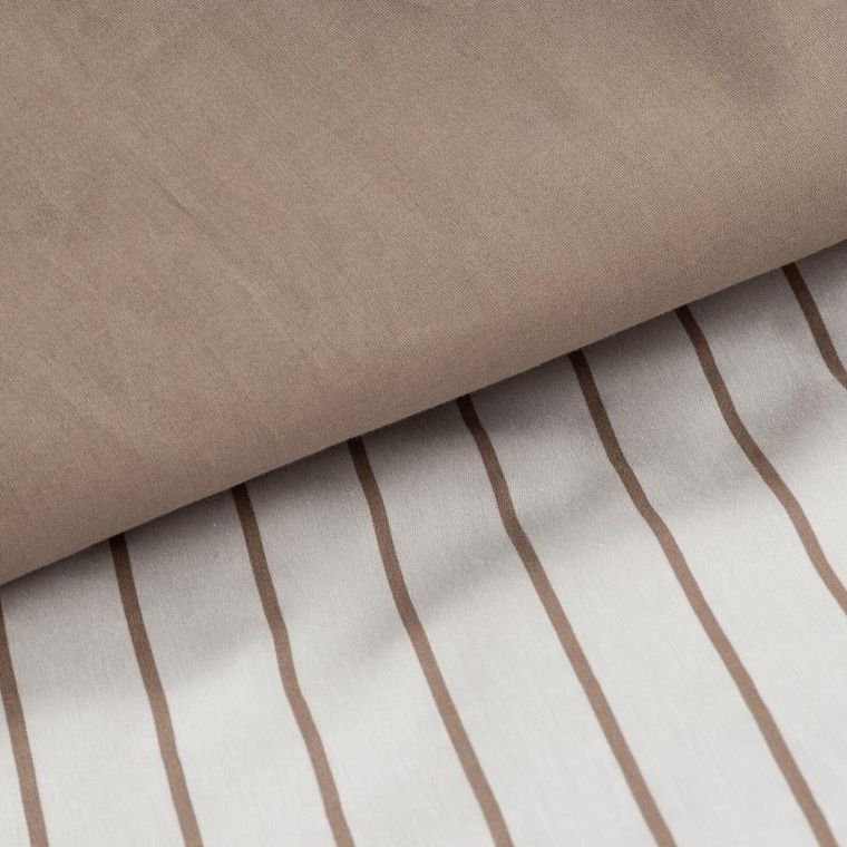 Eurofirany, komplet pościeli satynowej, Raya, 220-200 cm, biały