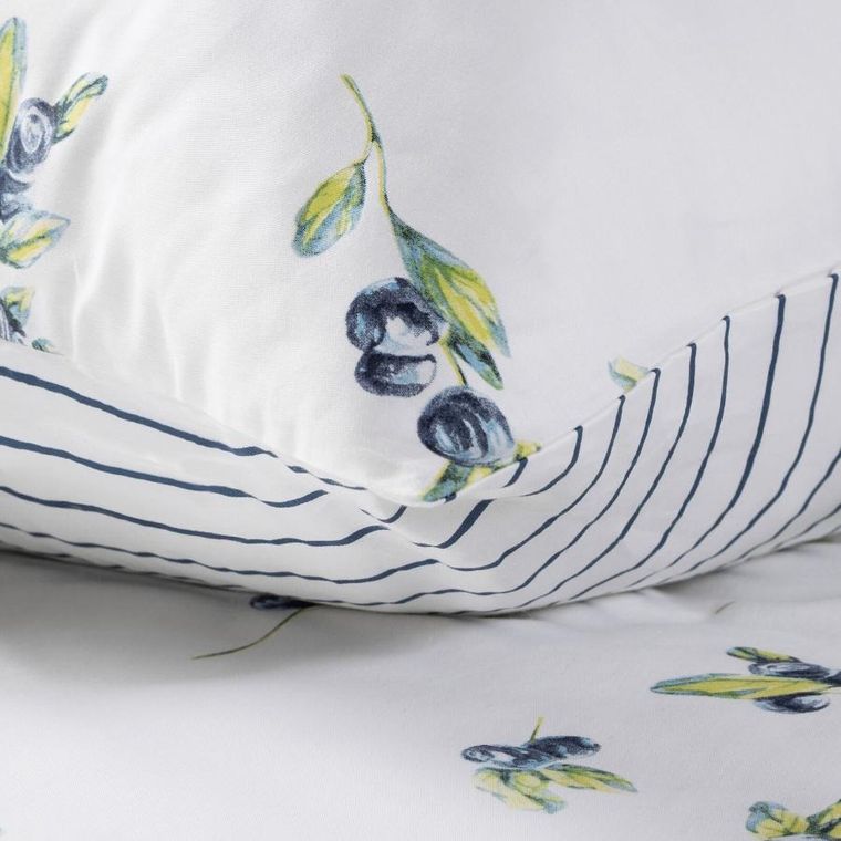 Eurofirany, komplet pościeli satynowej, Raya4, 220-200 cm, biały