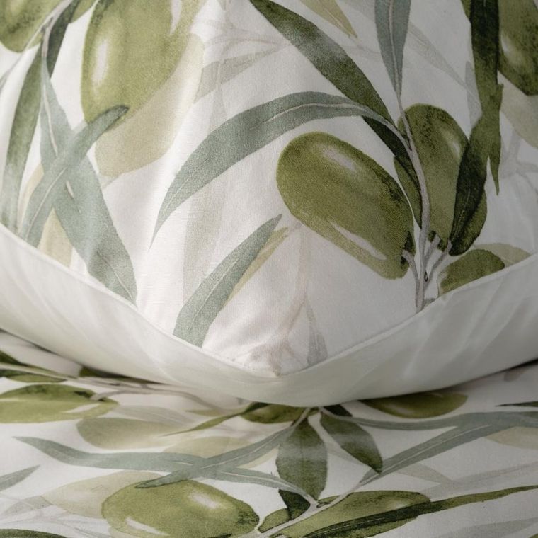 Eurofirany, komplet pościeli satynowej, spring, 140-200 cm, biały