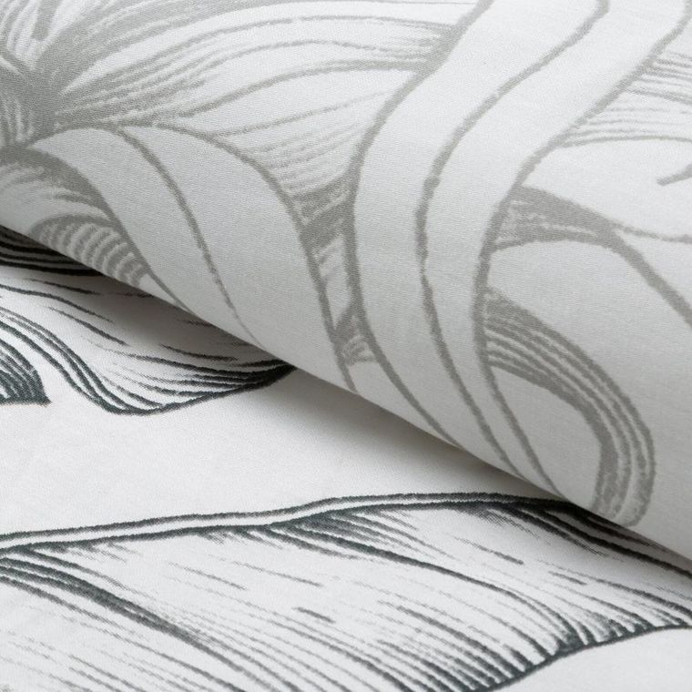 Eurofirany, komplet pościeli satynowej, spring, 220-200 cm, biały