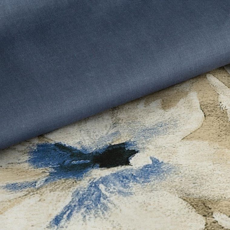 Eurofirany, komplet pościeli satynowej, Spring, 220-200 cm, jasnobeżowy