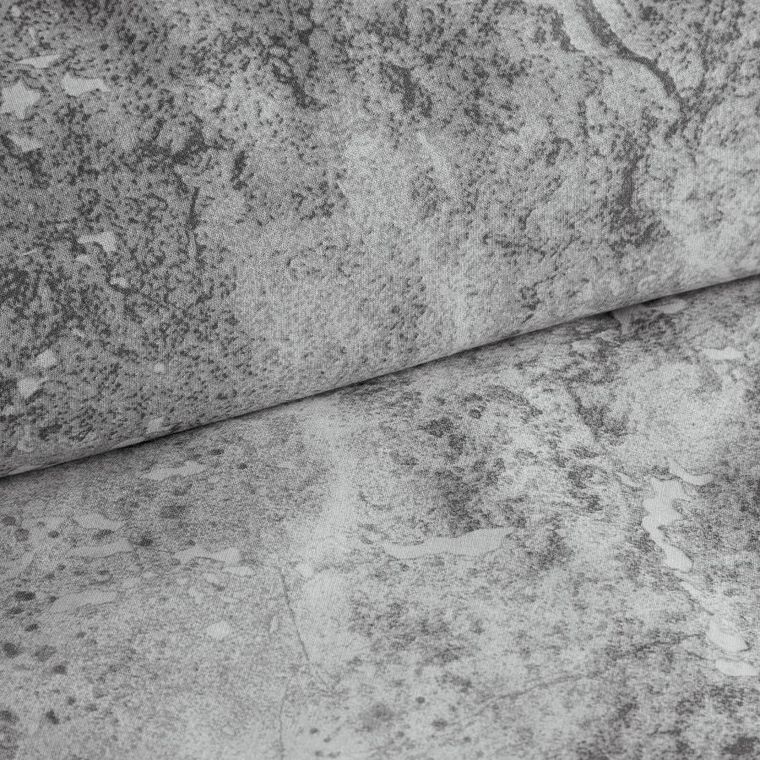 Eurofirany, komplet pościeli satynowej, Spring, 220-200 cm, srebrny