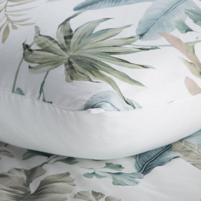 Eurofirany, komplet pościeli satynowej, Spring, 220-200 cm, zielony