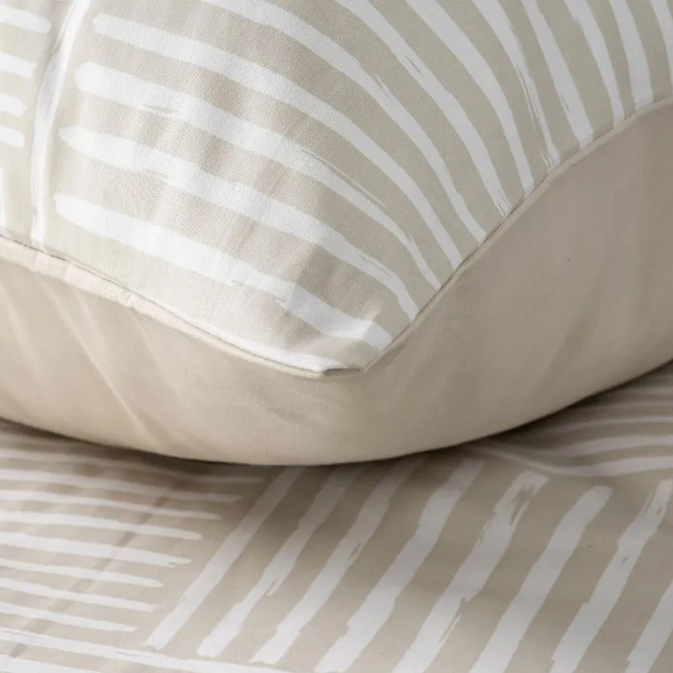 Eurofirany, komplet pościeli satynowej, Spring 80, 160-200 cm, beżowy