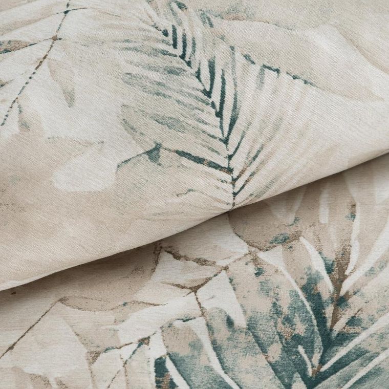 Eurofirany, komplet pościeli satynowej, Spring 82, 140-200 cm, beżowy