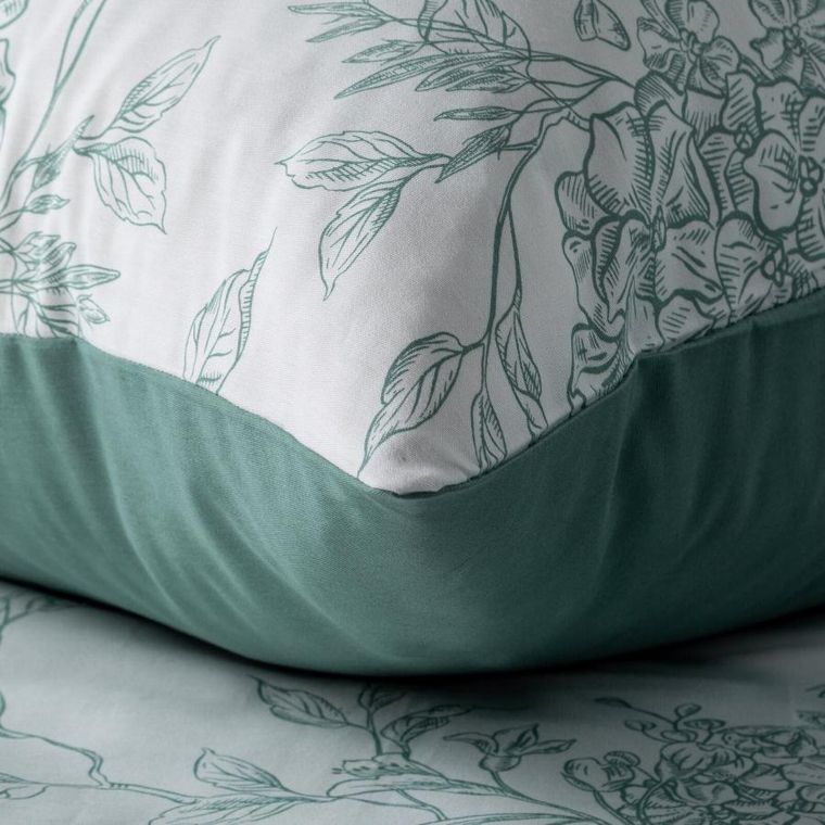 Eurofirany, komplet pościeli satynowej, Spring 85, 140-200 cm, biały