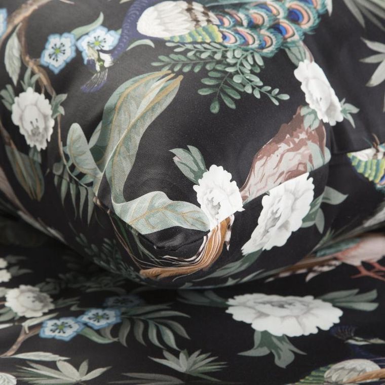 Eurofirany, komplet pościeli w pudełku gift, czarny, 160-200 cm + 70-80 cm x2