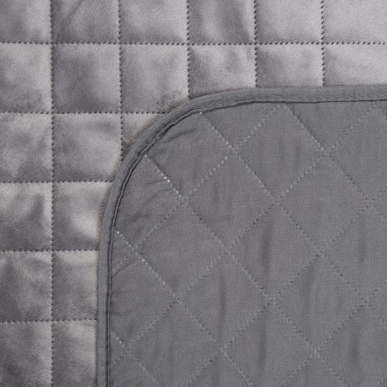 Eurofirany, narzuta d91 Luiz5, srebrny, 220-240 cm