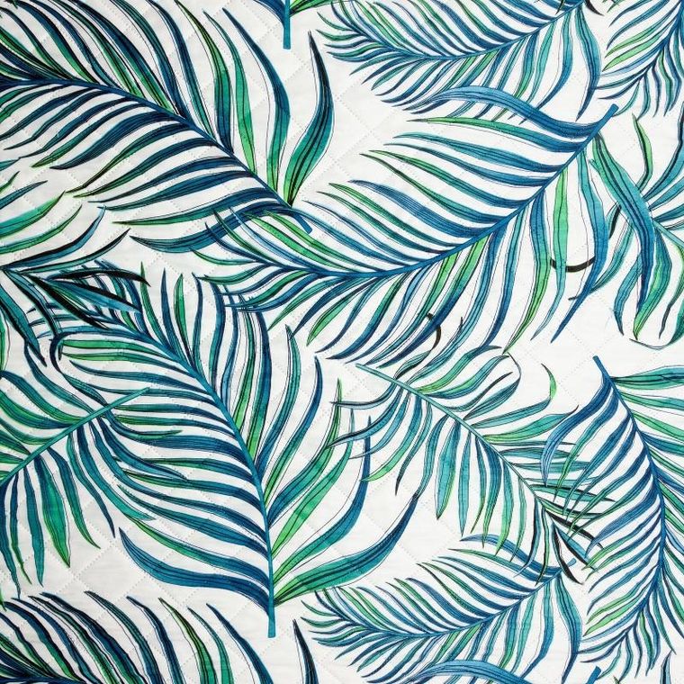 Eurofirany, narzuta d91 Palms, 200-220 cm, biały