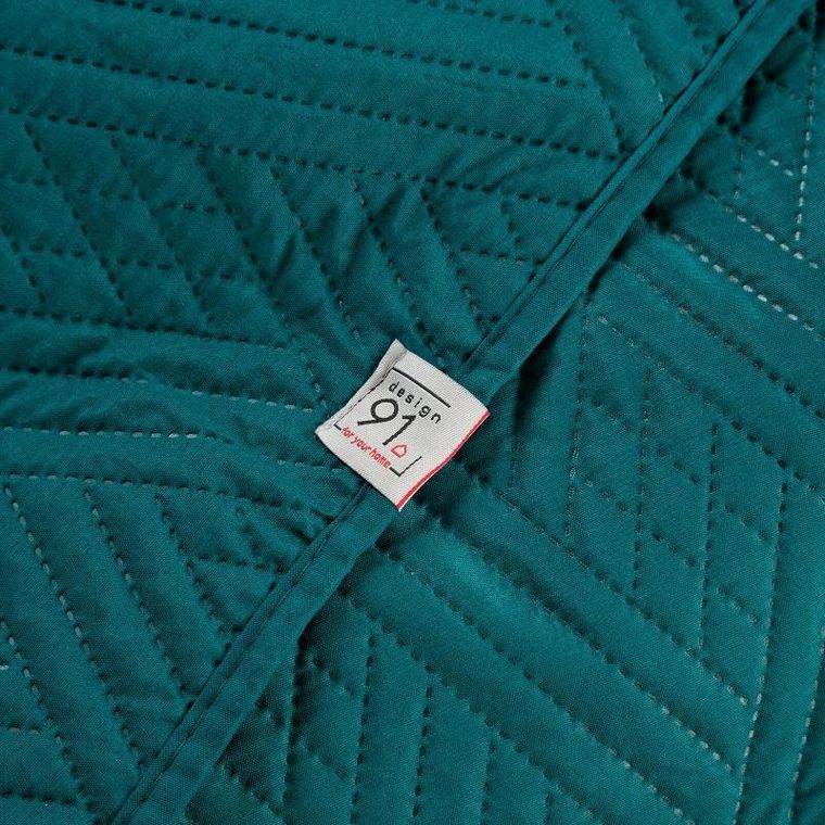 Eurofirany, narzuta, komplet, 200-220 cm, ciemnoturkusowy