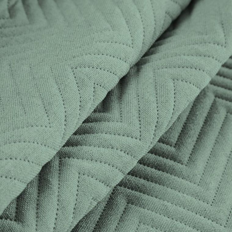 Eurofirany, narzuta len, 200-220 cm, zielony