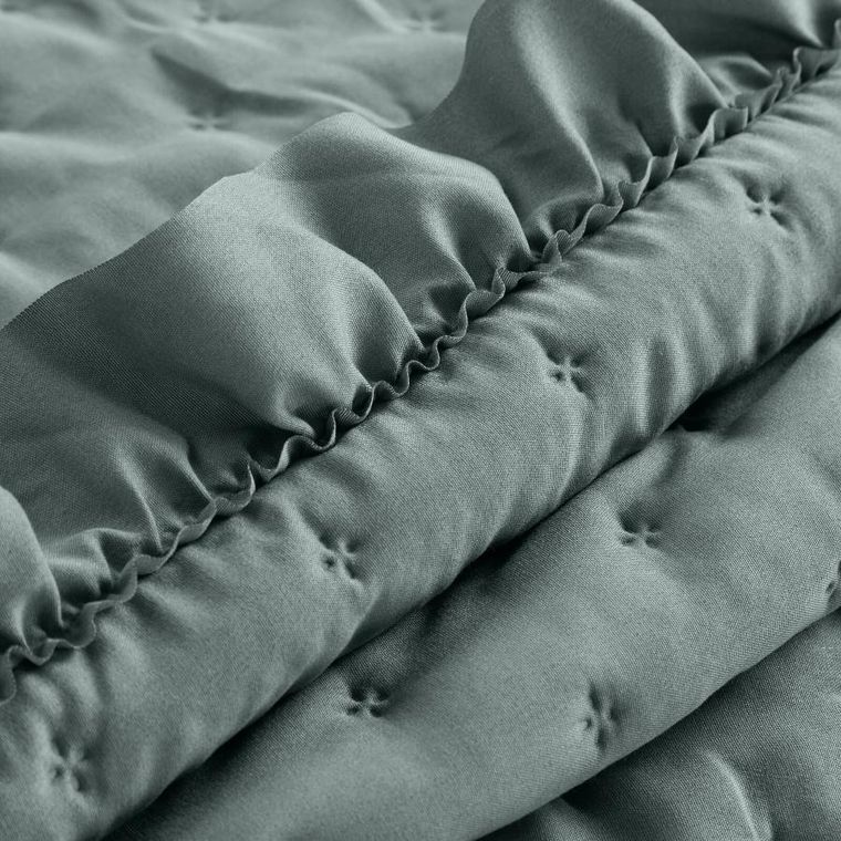 Eurofirany, narzuta, Libi, 200-220 cm, szałwiowy