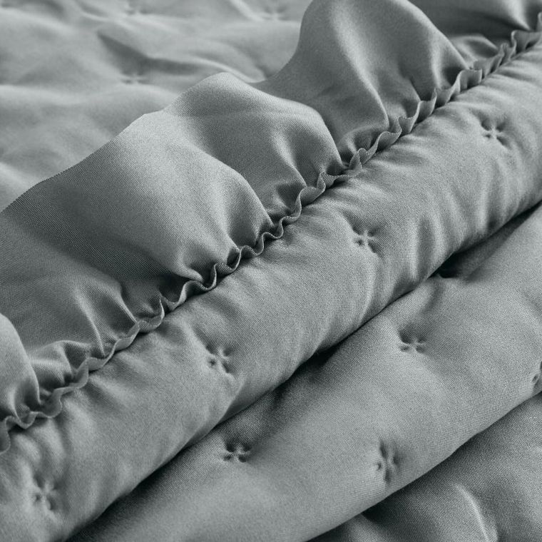 Eurofirany, narzuta, Libi, 220-240 cm, srebrny