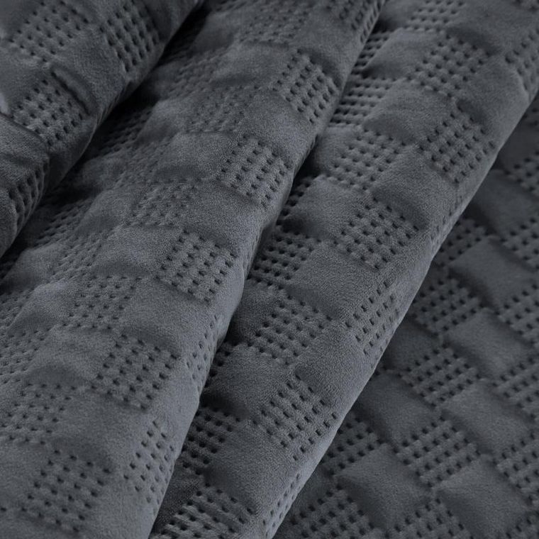 Eurofirany, narzuta Sofia, 200-220 cm, grafitowy