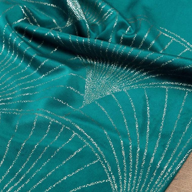 Eurofirany, obrus Blink, 35-180 cm, ciemnoturkusowy