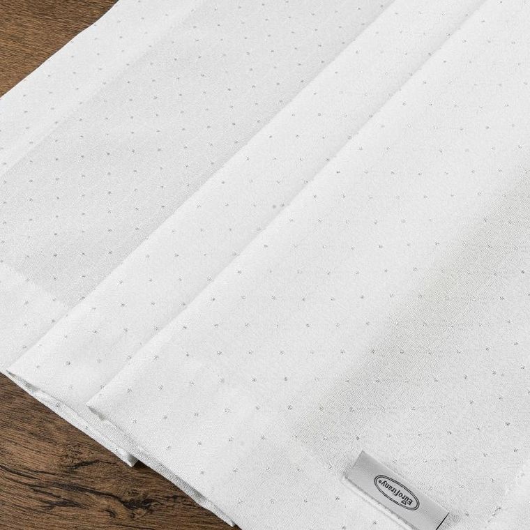 Eurofirany, obrus Ellen, 140-240 cm, biały