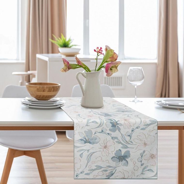 Eurofirany, obrus Ines, 145-260 cm, beżowy