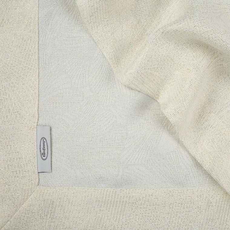 Eurofirany, obrus Lilian, 85-85 cm, kremowy