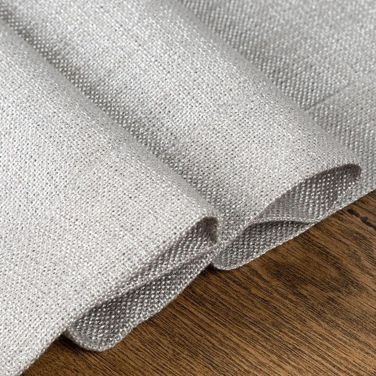 Eurofirany, obrus Stella, 140-240 cm, jasnoszary