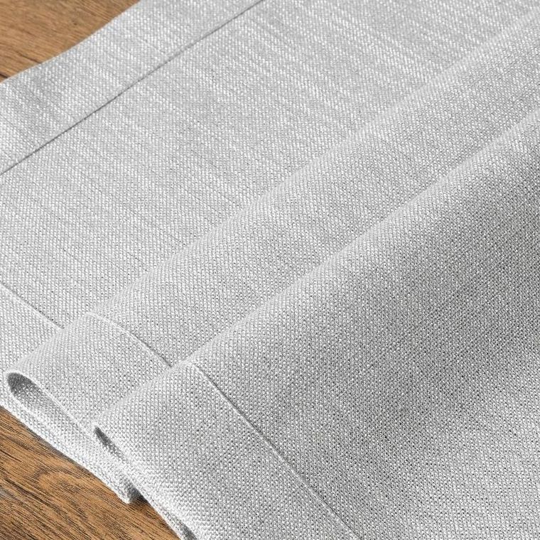 Eurofirany, obrus Stella, 85-85 cm, jasnoszary