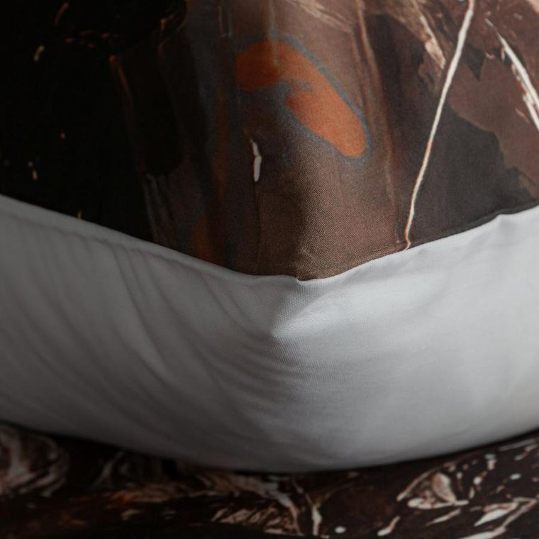 Eurofirany, pościel Amara, 220-200 cm, rudy