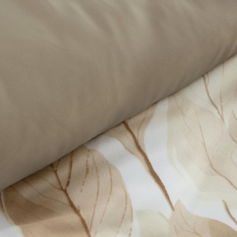 Eurofirany, pościel d91 Dafne, 140-200 cm, brązowy