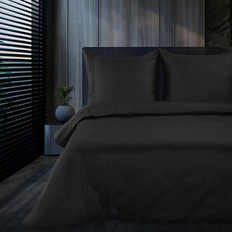 Eurofirany, pościel elegant, 220-200 cm, czarny