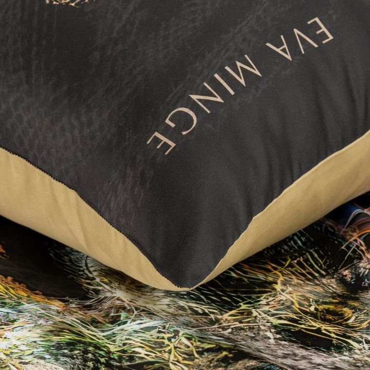 Eurofirany, pościel Eva, 220-200 cm, czarny