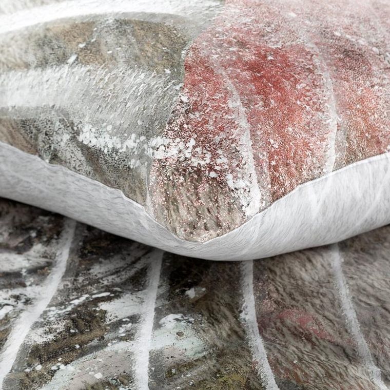 Eurofirany, pościel Eva, 220-200 cm, szarobeżowy