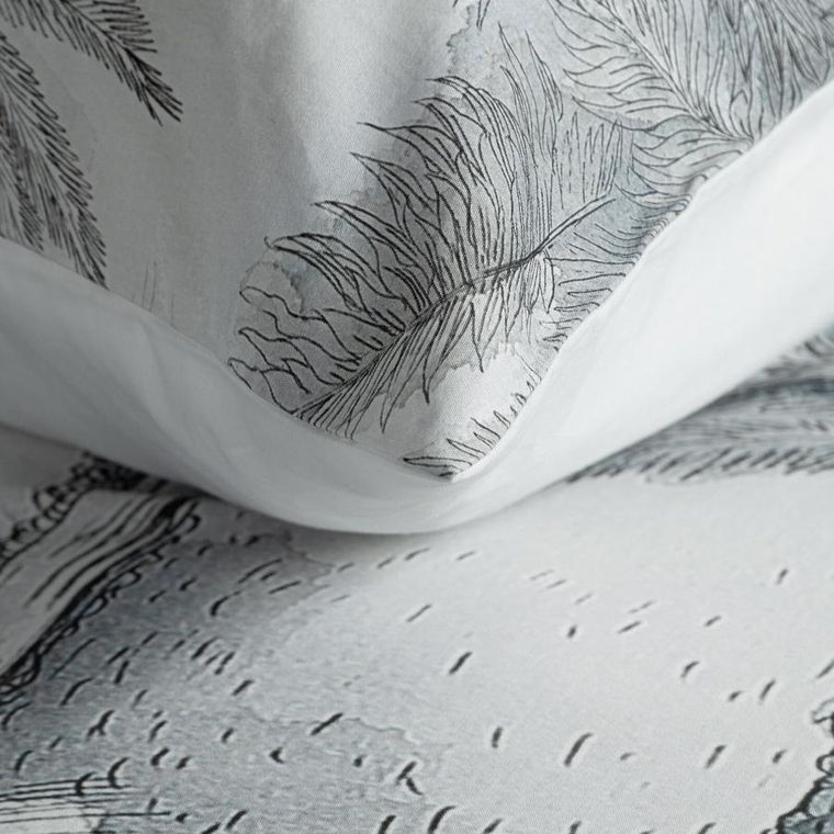 Eurofirany, pościel Skye, 220-200 cm, jasnoszary