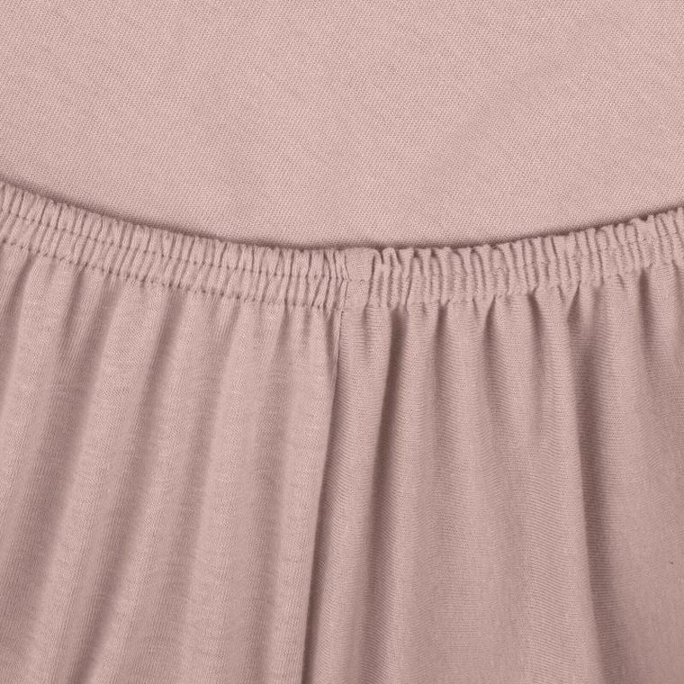 Eurofirany, prześcieradło jersey, 140-200-30 cm, pudrowy róż