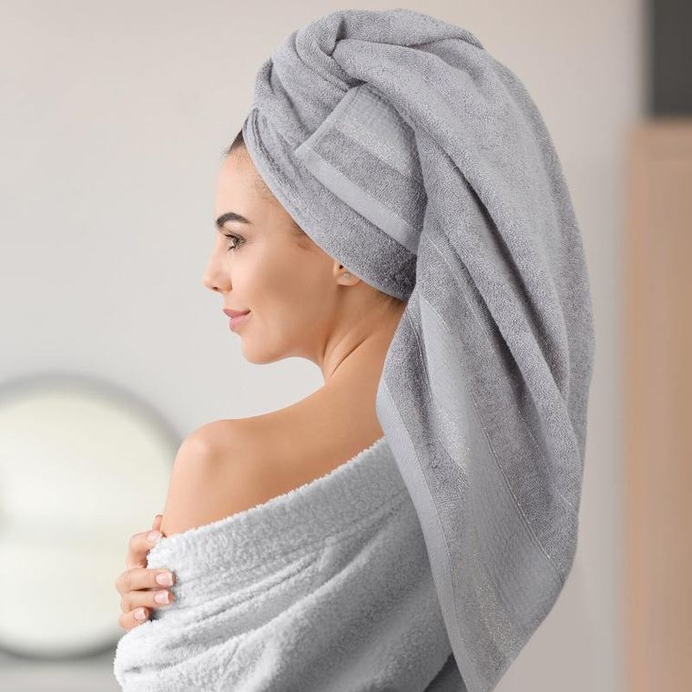 Eurofirany, ręcznik April, 30-50 cm, granatowy