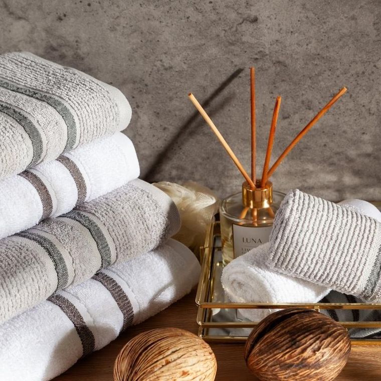 Eurofirany, ręcznik Dina, 70-140 cm, granatowy