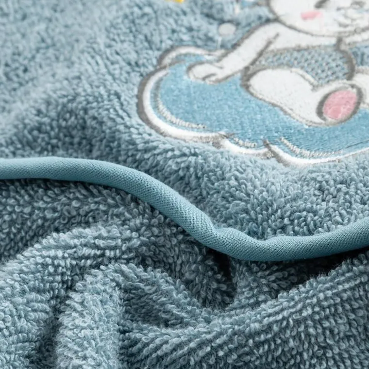 Eurofirany, ręcznik dziecięcy, 100-100 cm, niebieski