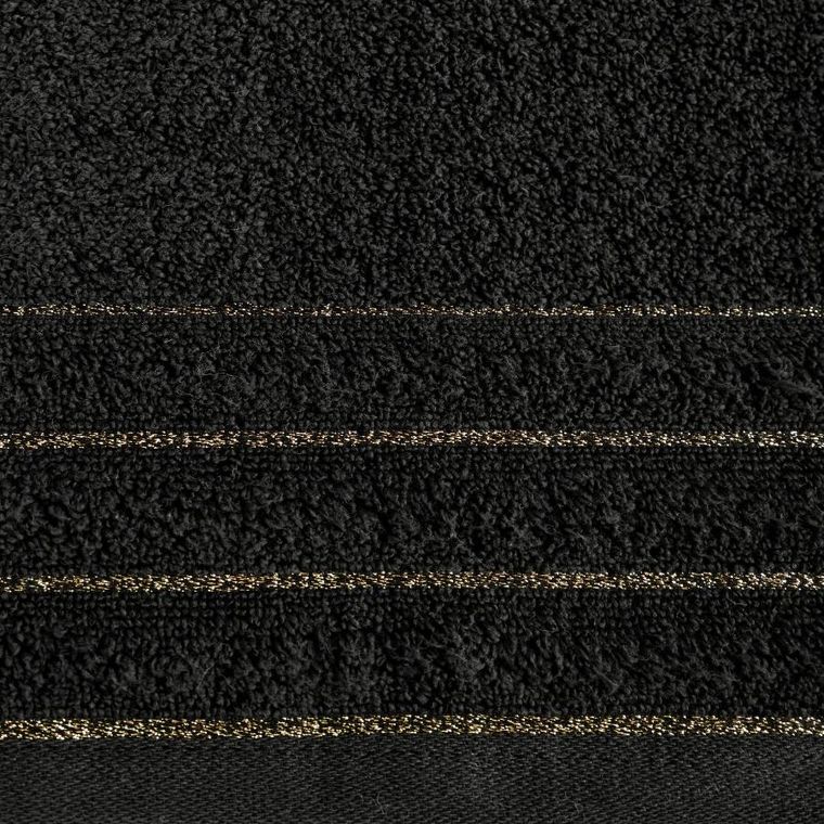 Eurofirany, ręcznik Nadine, 50-90 cm, czarny