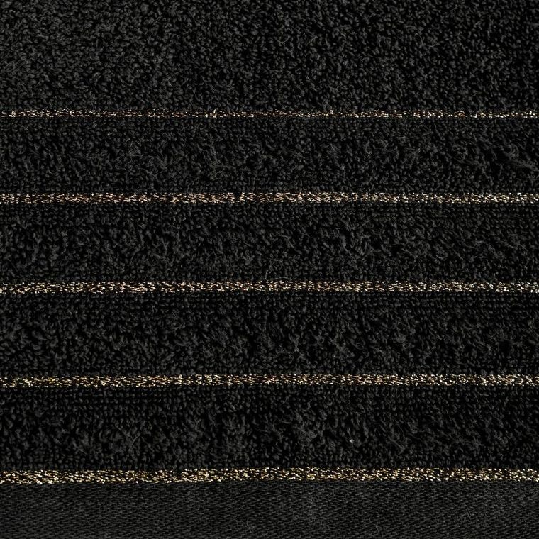 Eurofirany, ręcznik Nadine, 70-140 cm, czarny