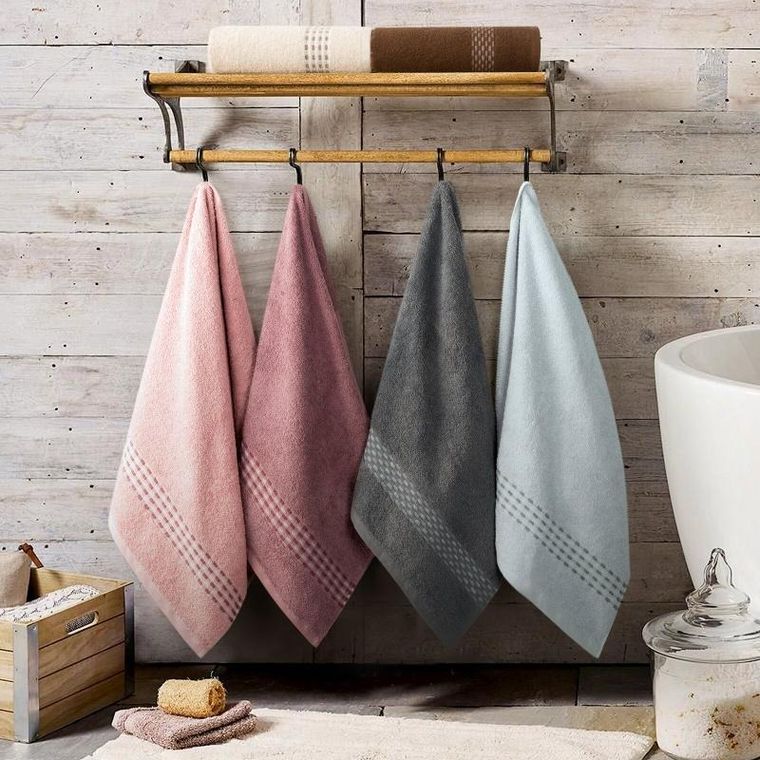 Eurofirany, ręcznik Riva, 50-90 cm, granatowy