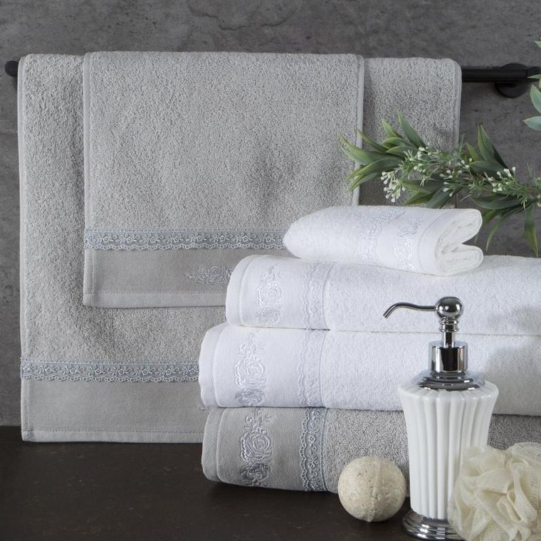 Eurofirany, ręcznik Sisi, 50-90 cm, kremowy