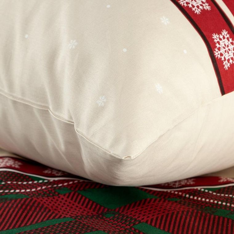 Eurofirany, świąteczny komplet pościeli, Austin, 140-200 cm, czerwony