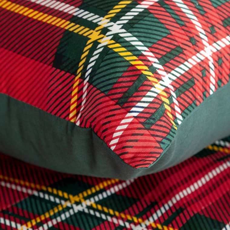 Eurofirany, świąteczny komplet pościeli, Jenny, 140-200 cm, czerwony