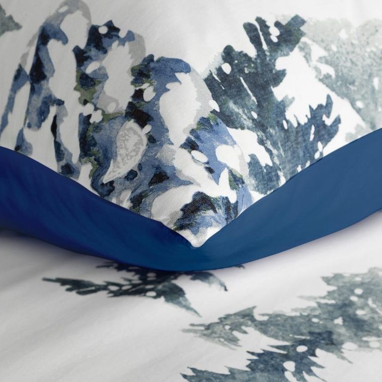 Eurofirany, świąteczny komplet pościeli, Natal, 140-200 cm, biały