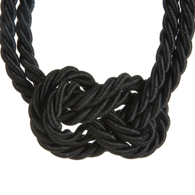 Eurofirany, sznur dekoracyjny Molly, 51 cm, czarny